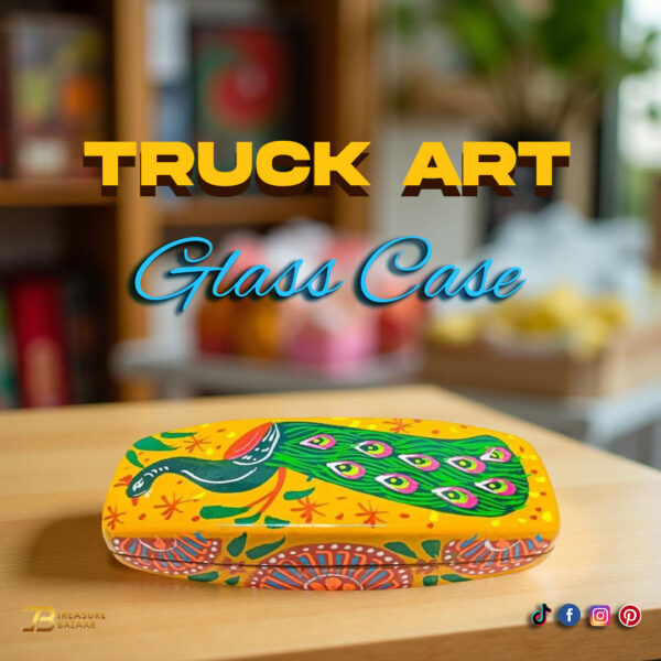 Truck Art Glass Case Size: (L:16cm x W-6cm x H-3.5 cm)