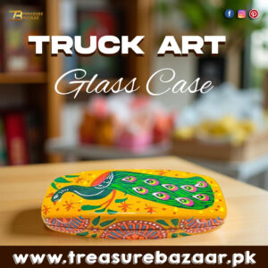 Truck Art Glass Case Size: (L:16cm x W-6cm x H-3.5 cm)