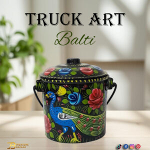 Truck Art Milk Bucket (L15cm x W12cm)