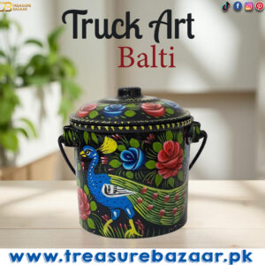 Truck Art Milk Bucket (L14cm x W11cm)