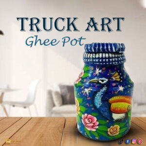 Truck Art Ghee Pot Capacity: 2Kg Height 21 cm