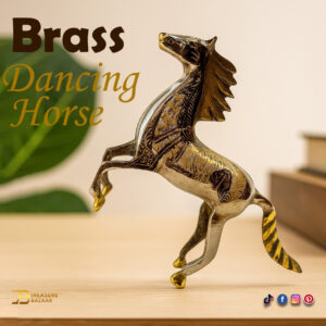 Handmade Brass Dancing Horse (20cm)