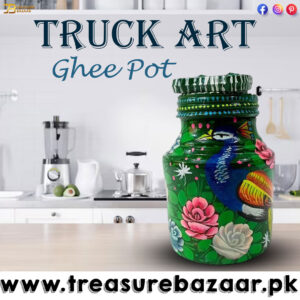 Truck Art Ghee Pot Capacity: 2Kg Height 21 cm