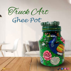 Truck Art Ghee Pot Capacity: 2Kg Height 21 cm
