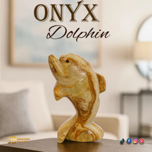 Onyx Dolphin Size:15cm
