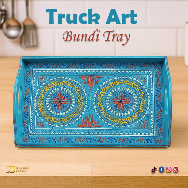 Bundi work tray size: length : 45cm width : 30cm