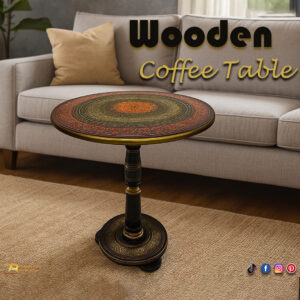 Wooden Coffee Table  Size: (45 cm)