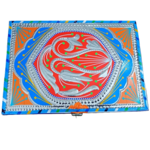 Chamakpatti Box-(W-27Cm, H-19Cm) – Authentic Truck Art Design for Storage & Decoration