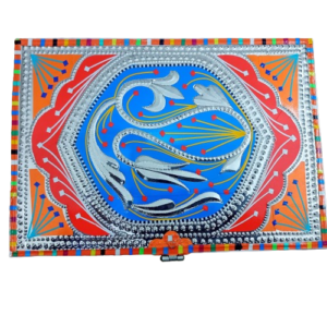 Chamakpatti Box-(W-27Cm, H-19Cm) – Authentic Truck Art Design for Storage & Decoration