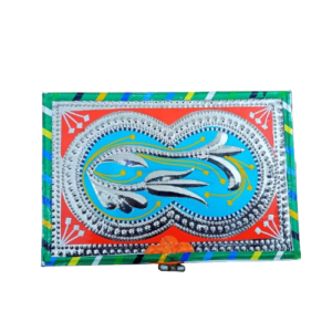 Chamakpatti Box-(W-20Cm, H-14Cm) – Authentic Truck Art Design for Storage & Decoration