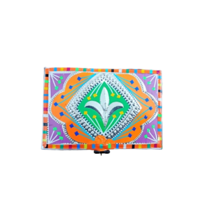 Chamakpatti Box-(W-16Cm, H-11Cm) – Authentic Truck Art Design for Storage & Decoration