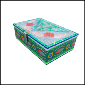 Chamakpatti Box-(W-25Cm, H-17Cm) – Authentic Truck Art Design for Storage & Decoration