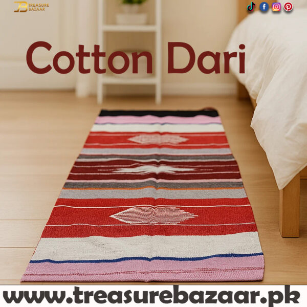 Handmade Cotton Dari Size 122×182 cm
