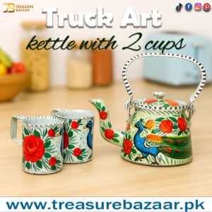 Truck Art Kettle with cup
