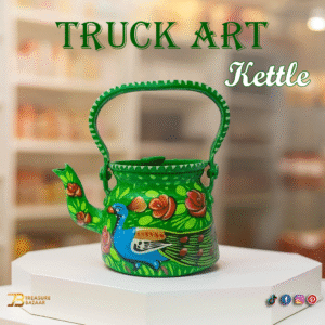 Truck Art Kettle Capacity : 1 liter (Size: L:21cm x  W:11cm x H:23cm)