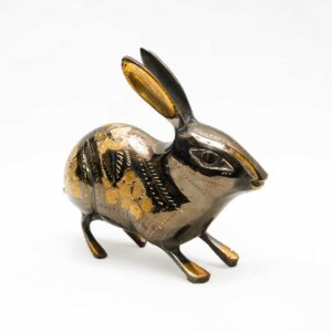 Handmade Brass Rabbit (15 cm)