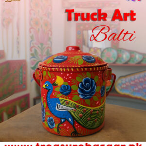 Truck Art Milk Bucket (L17cm x W 14cm)