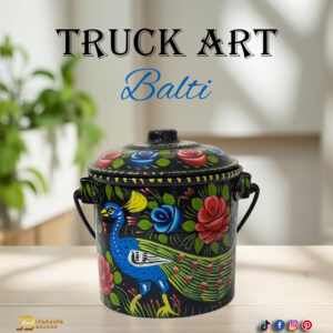 Truck Art Milk Bucket (L17cm x W 14cm)