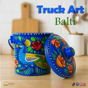 Truck Art Milk Bucket (L17cm x W 14cm)