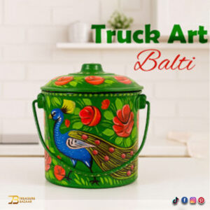 Truck Art Milk Bucket (L18 cm x W15cm)