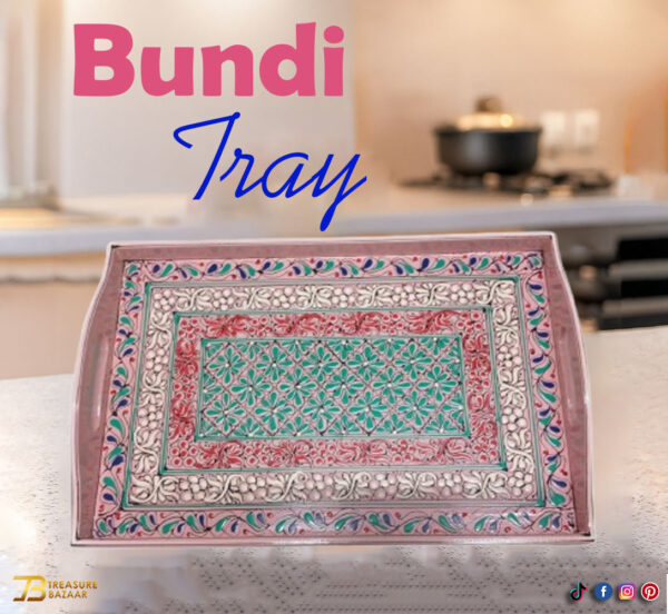 Bundi work tray size: length : 45cm width : 30cm