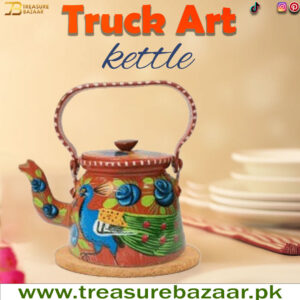 Truck Art Kettle Capacity : 1 liter (Size: L:21cm x W:11cm x H:23cm)