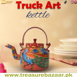Truck Art Kettle Capacity : 1 liter (Size: L:21cm x W:11cm x H:23cm)