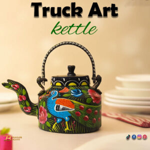 Truck Art Kettle Capacity : 1 liter (Size: L:21cm x  W:11cm x H:23cm)
