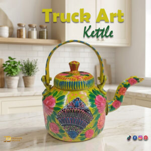 Truck Art Kettle Capacity : 1 liter (Size: L:21cm x  W:11cm x H:23cm)