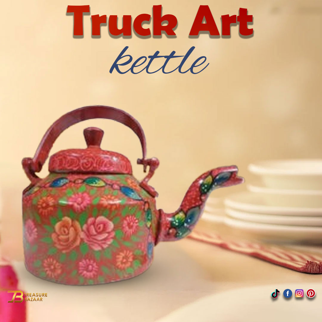 Bundi Kettle Capacity : 1 liter (Size: L:21cm x W:11cm x H:23cm)