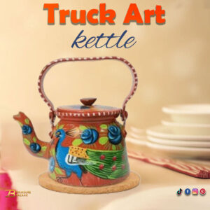 Truck Art Kettle Capacity : 1 liter (Size: L:21cm x  W:11cm x H:23cm)