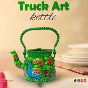 Truck Art Kettle Capacity : 1 liter (Size: L:21cm x  W:11cm x H:23cm)