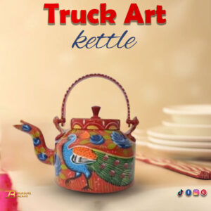 Truck Art Kettle Capacity : 1 liter (Size: L:21cm x W:11cm x H:23cm)