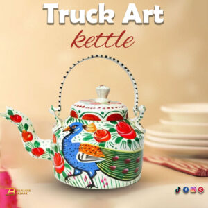 Truck Art Kettle Capacity : 1 liter (Size: L:21cm x W:11cm x H:23cm)