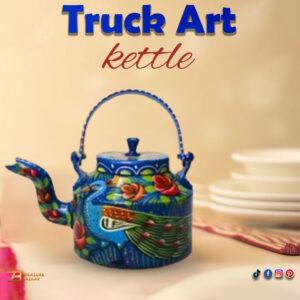Truck Art Kettle Capacity : 1 liter (Size: L:21cm x W:11cm x H:23cm)