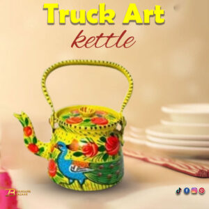 Truck Art Kettle Capacity : 1 liter (Size: L:21cm x W:11cm x H:23cm)