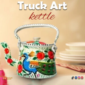 Truck Art Kettle Capacity : 1 liter (Size: L:21cm x W:11cm x H:23cm)
