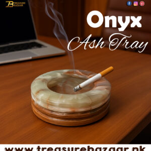 Onyx Ash Tray Size 12 cm