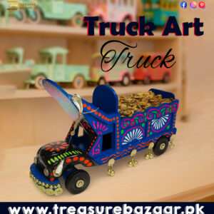 Truck Art Bajri Truck (Size:18x8x12 cm)