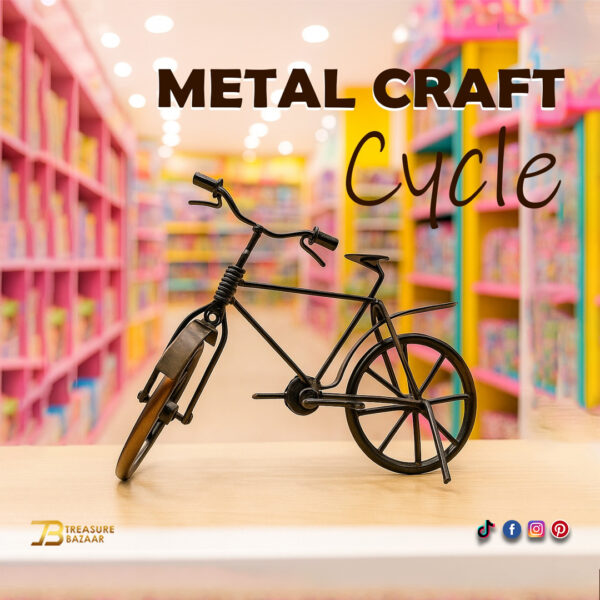 Handcrafted Vintage Metal Cycle size : 18cm