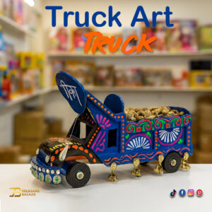 Truck Art Bajri Truck (Size:18x8x12 cm)
