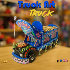 Truck Art Bajri Truck (Size:18x8x12 cm)