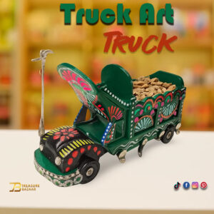 Truck Art Bajri Truck (Size:18x8x12 cm)
