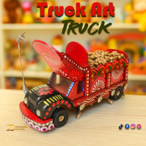 Truck Art Bajri Truck (Size:18x8x12 cm)