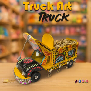 Truck Art Bajri Truck (Size:18x8x12 cm)