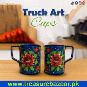 Truck Art Cups 2pcs (H:8cm-D:6.5cm)