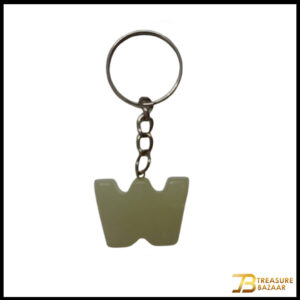 Handcrafted Onyx Marble Alphabetic Keychain