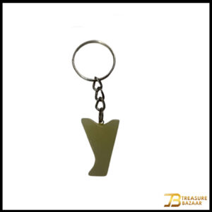 Handcrafted Onyx Marble Alphabetic Keychain
