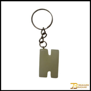 Handcrafted Onyx Marble Alphabetic Keychain