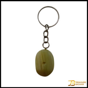 Handcrafted Onyx Marble Alphabetic Keychain